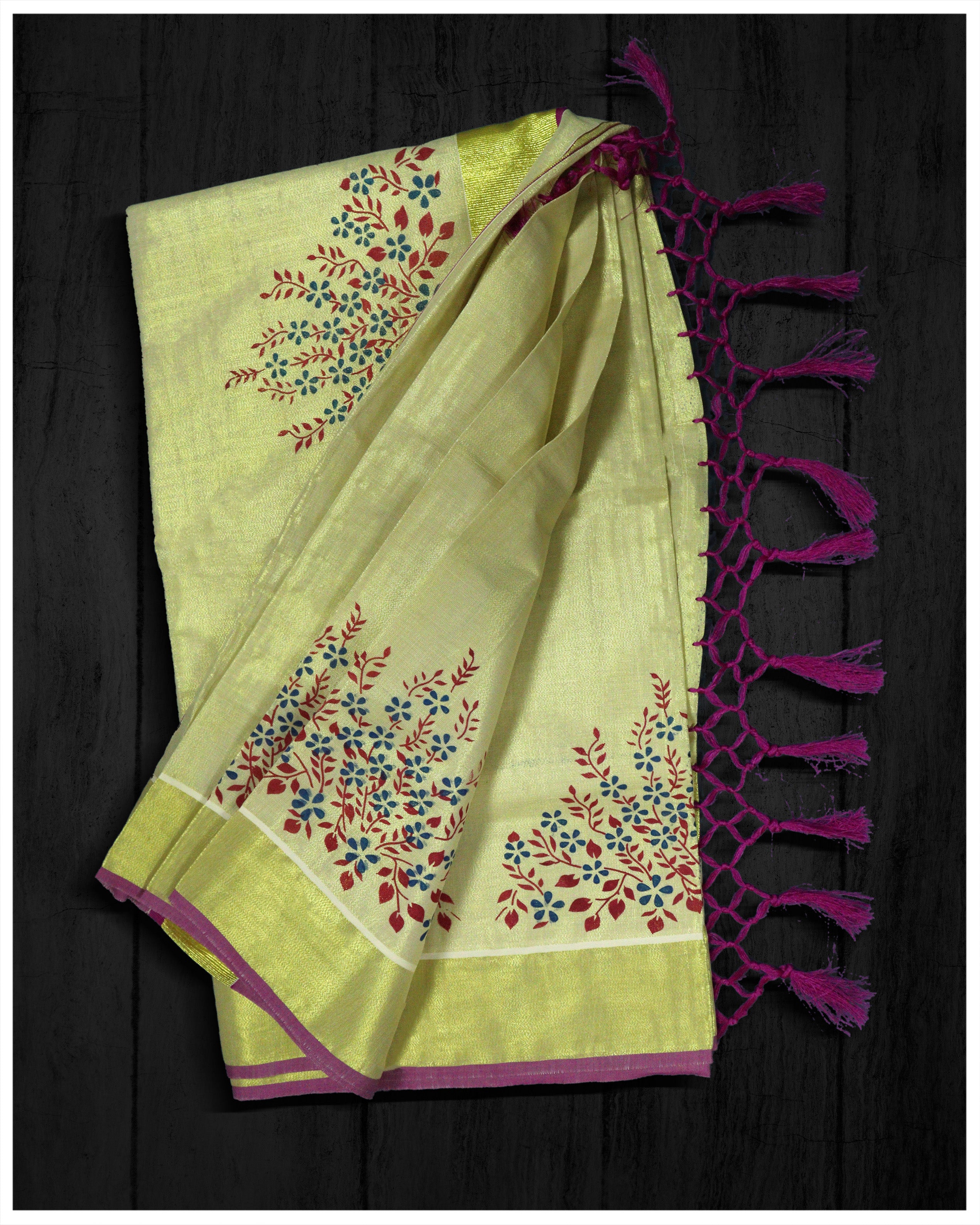 Buy Green Silk Embroidered Saree Set With Unstitched Blouse Piece Kalki  Fashion India