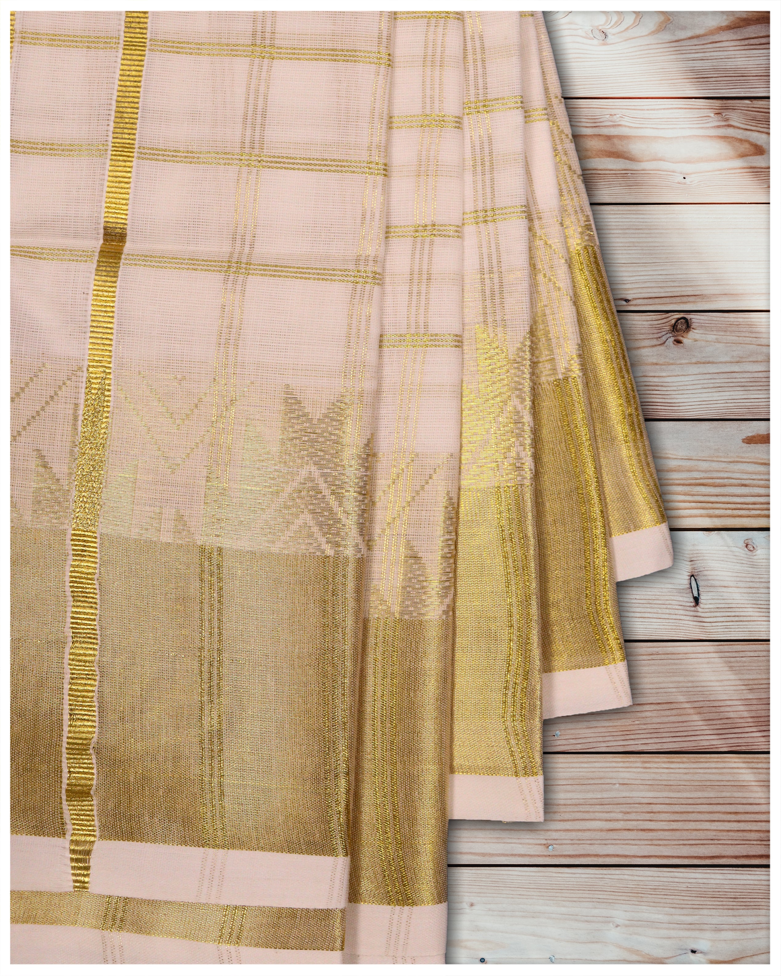 Buy Tissue Check Saree /stitched or Non Stitched Blouse /indian Traditional  / Handmade Designs/onam Dress, Pooja, Birthday Online in India - Etsy