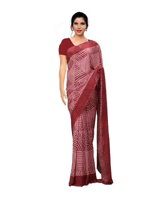 Pink Variant Office Wear Chiffon Saree Sarees sreevalsamsilks