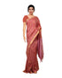 Light coral red Semi jute saree for casual and party wear Sarees sreevalsamsilks