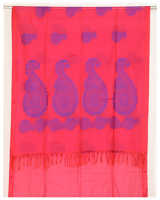 Cherry Pink Office Wear Cotton Silk Saree Sarees sreevalsamsilks