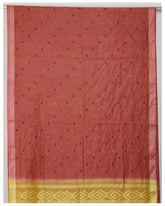 Peach Casual Wear Semi Jute Saree Sarees sreevalsamsilks