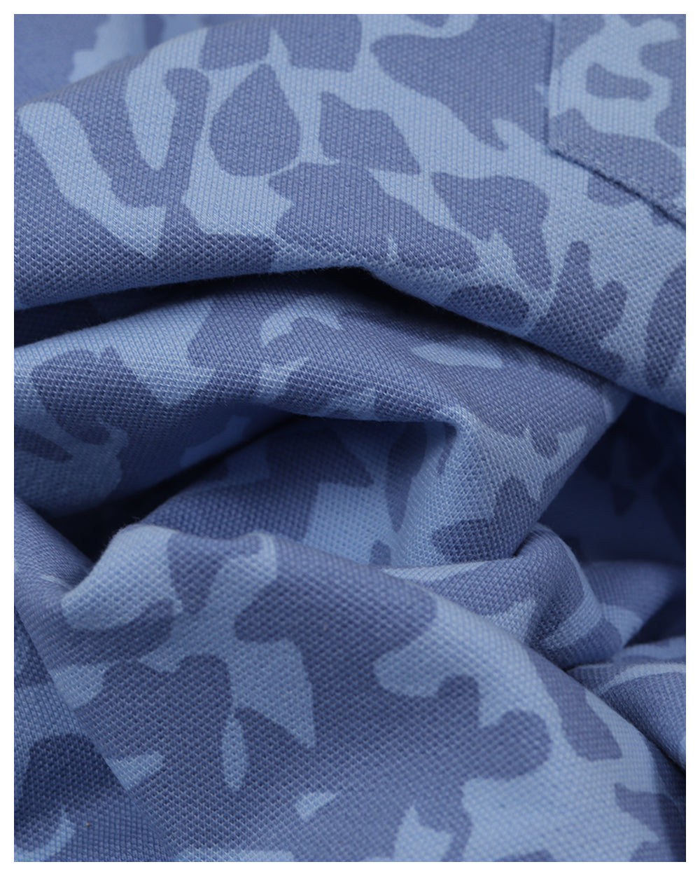 Blue Camouflage T-Shirt For Men.