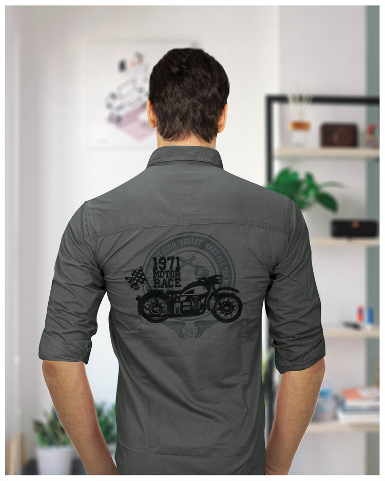 shirts online  Shirts  Shirt  printed shirts online  printed shirts  Printed shirt  mens shirt online  mens shirt  mens casual shirts  Men Shirt  F2 Dark Grey Full Sleeve Shirt With Double Pocket  double pocket shirts online  double pocket shirts  Dark Grey Full Sleeve Shirt With Double Pocket  check shirt  casual shirts online