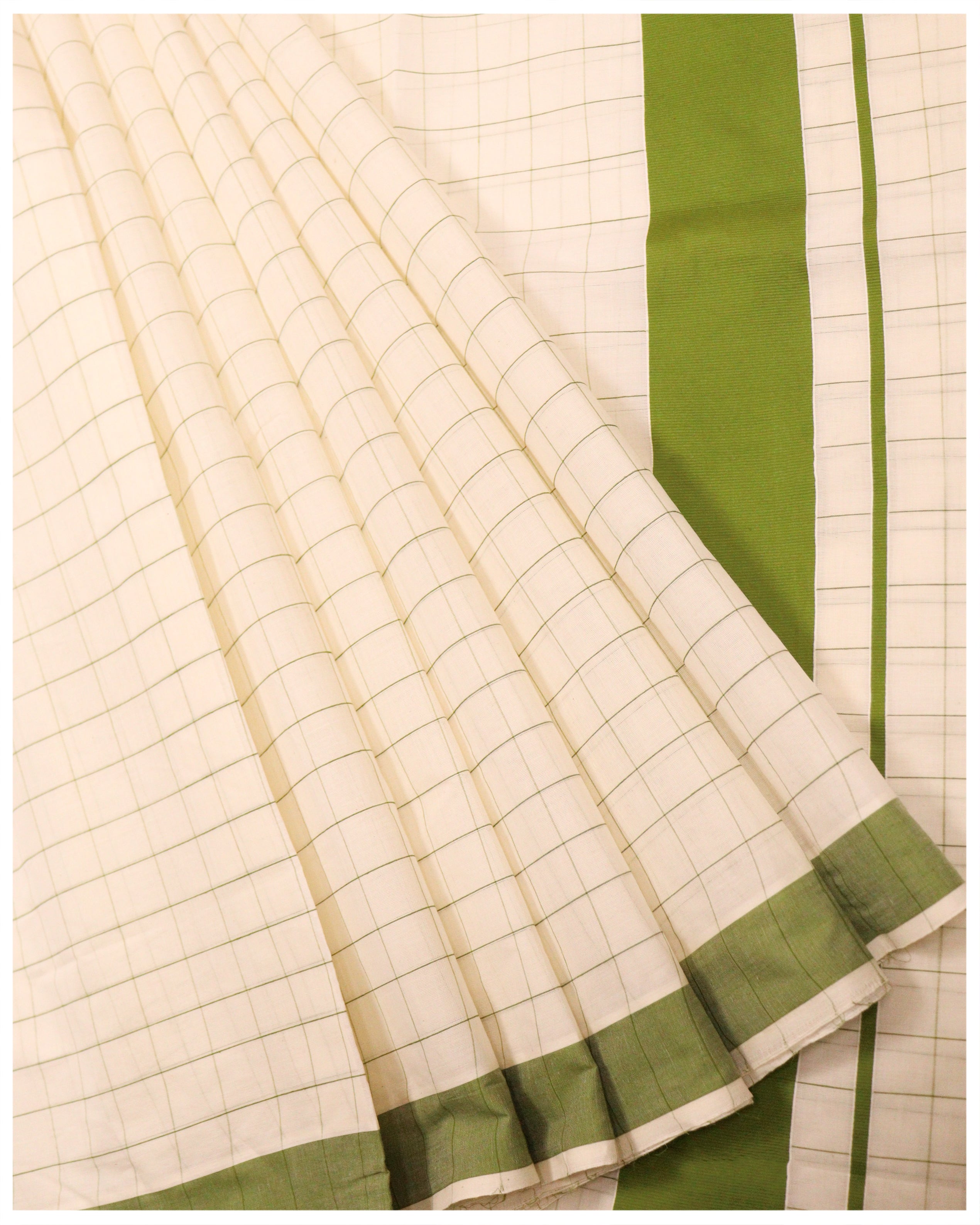 Kerala Kasavu Tissue Checked Cotton Saree Onam Dress Traditional Wear - Etsy