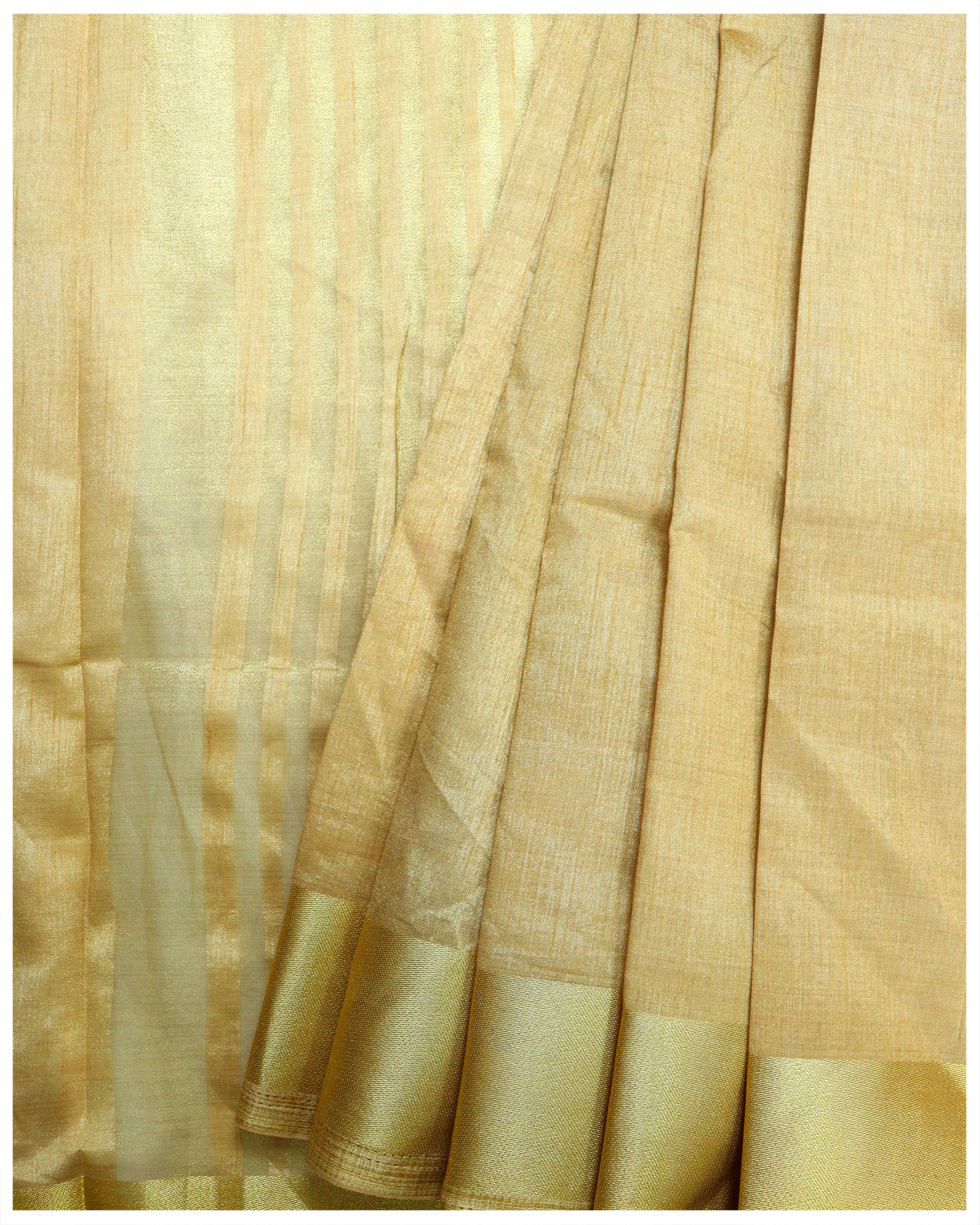 Buy Tussar Silk Mustard and Off White Embroidered Work Designer  Contemporary Saree Online